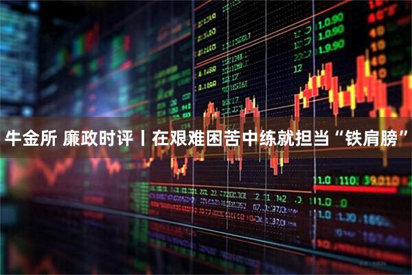 牛金所 廉政时评丨在艰难困苦中练就担当“铁肩膀”