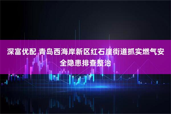 深富优配 青岛西海岸新区红石崖街道抓实燃气安全隐患排查整治
