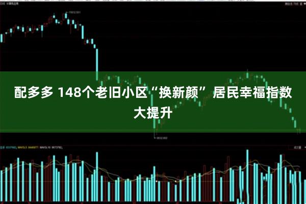 配多多 148个老旧小区“换新颜” 居民幸福指数大提升